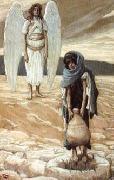 James Tissot Hagar and the Angel in the Desert USA oil painting artist